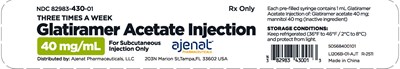Blister Label (Blister Packs 40mg)